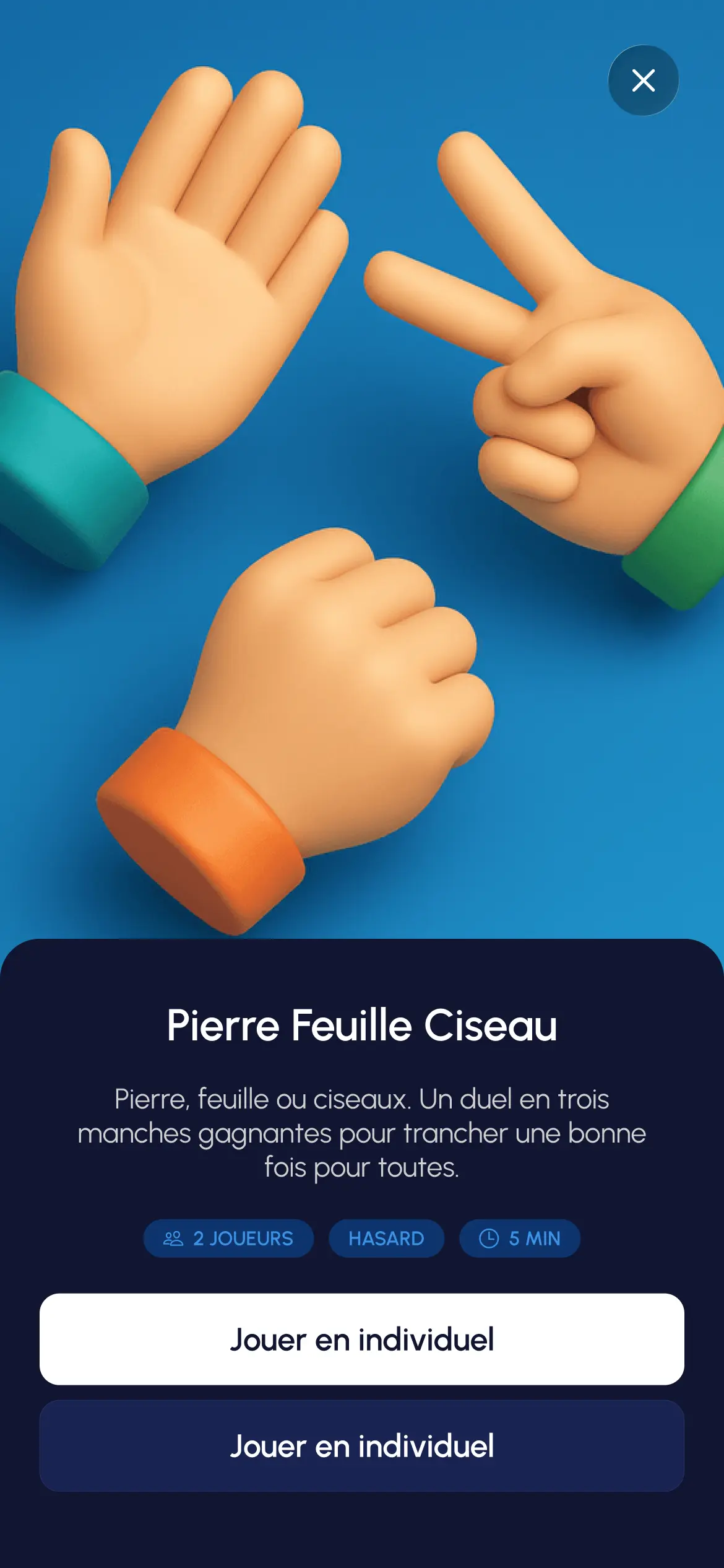 Page jeu Pec - Application Homebro colocation